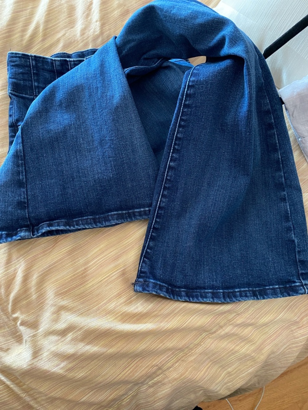 We The Free Jayde Dark Blue High-Rise Flare Jeans - Picture 6 of 6